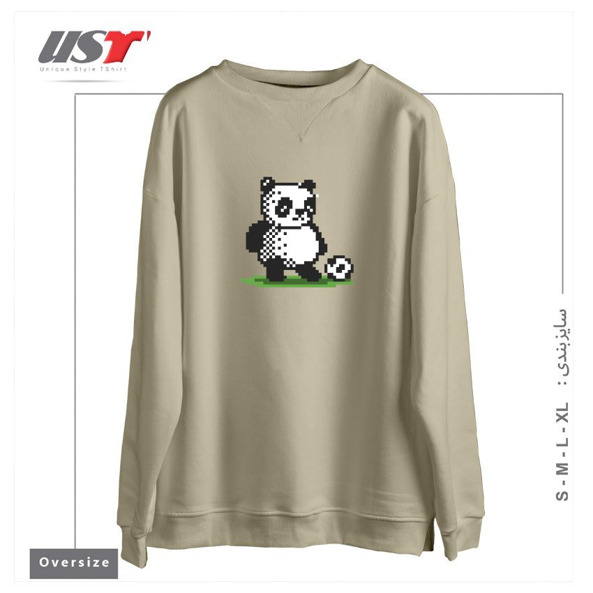 سوییشرت اورسایز طرح RETRO ROBERTO FIRMINO