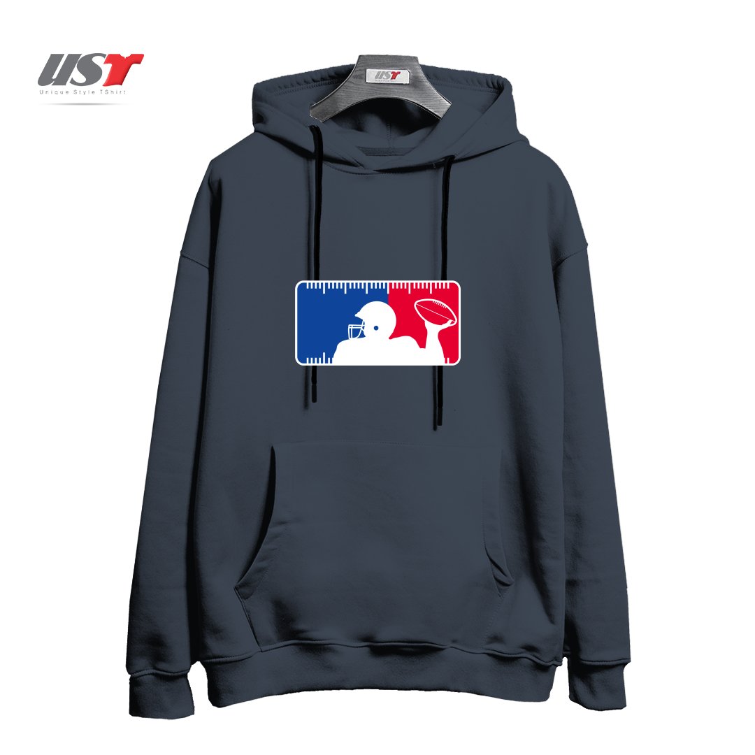 طرح MAJOR LEAGUE FOOTBALL هودی اورسایزرنگ دودی