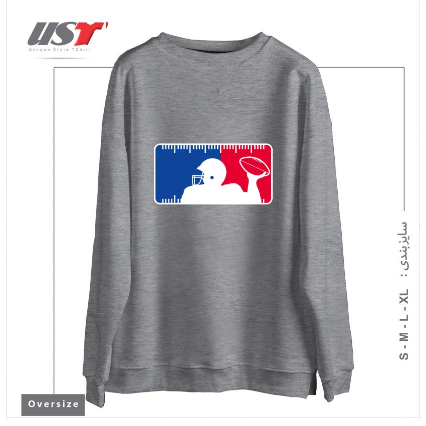 سوییشرت اورسایز طرح MAJOR LEAGUE FOOTBALL