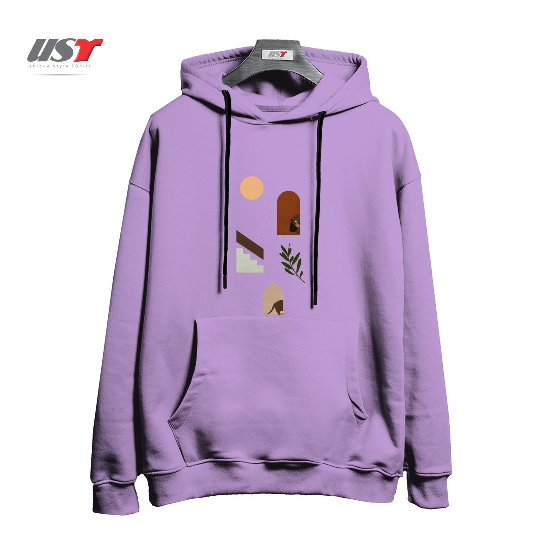 طرح HIDE AND SEEK DACHSHUND هودی اورسایزرنگ یاسی