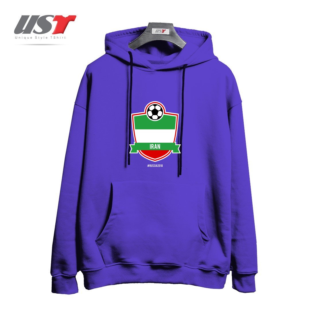 هودی اورسایز طرح IRAN TEAM - WORLD CUP - RUSSIA 2018