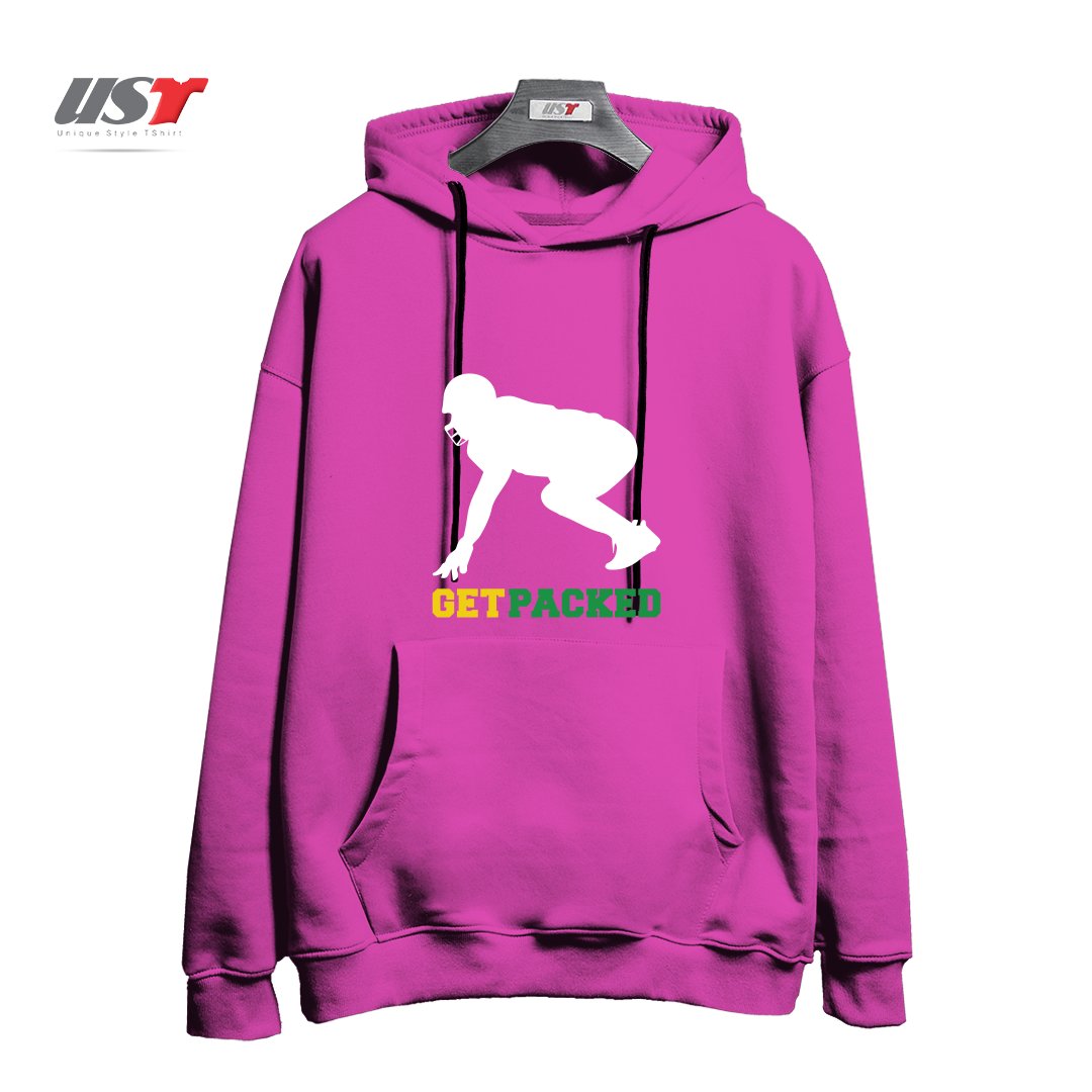 هودی اورسایز طرح GET PACKED
