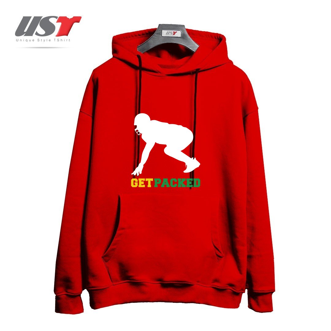 هودی اورسایز طرح GET PACKED