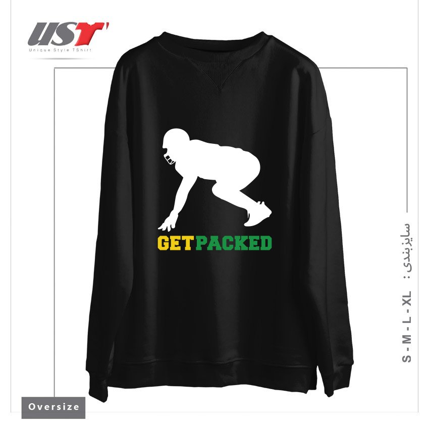 سوییشرت اورسایز طرح GET PACKED