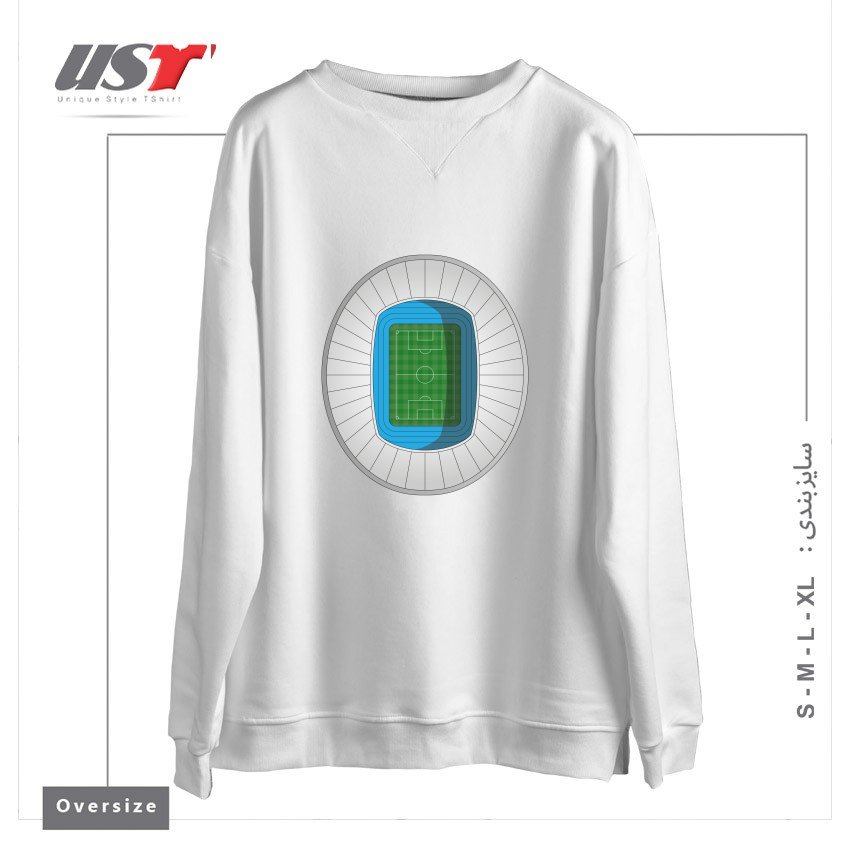 سوییشرت اورسایز طرح FOOTBALL STADIUM