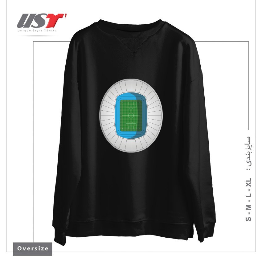 سوییشرت اورسایز طرح FOOTBALL STADIUM