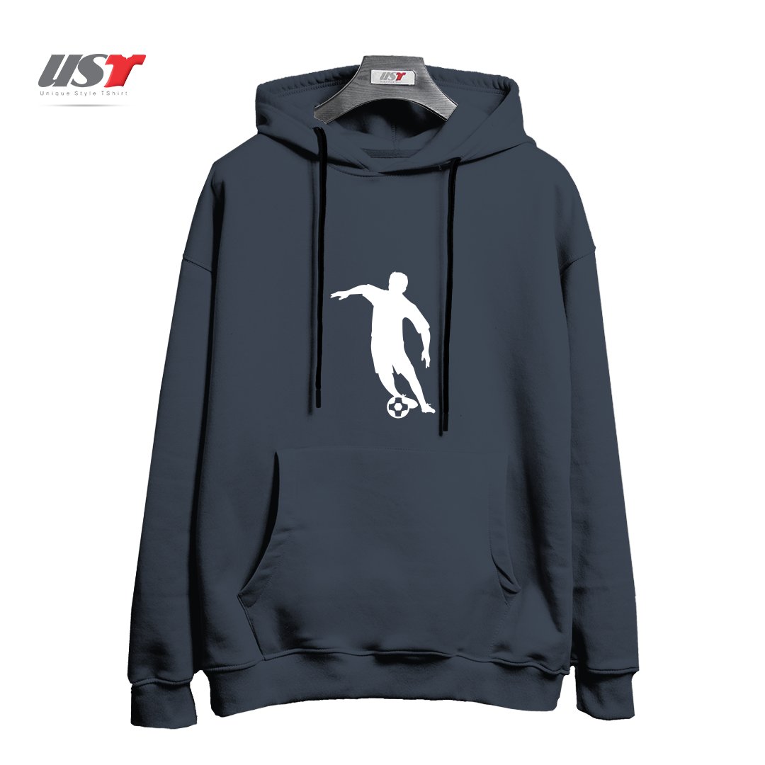 هودی اورسایز طرح FOOTBALL FAN PLAYER