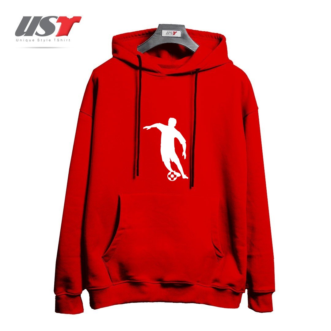 هودی اورسایز طرح FOOTBALL FAN PLAYER