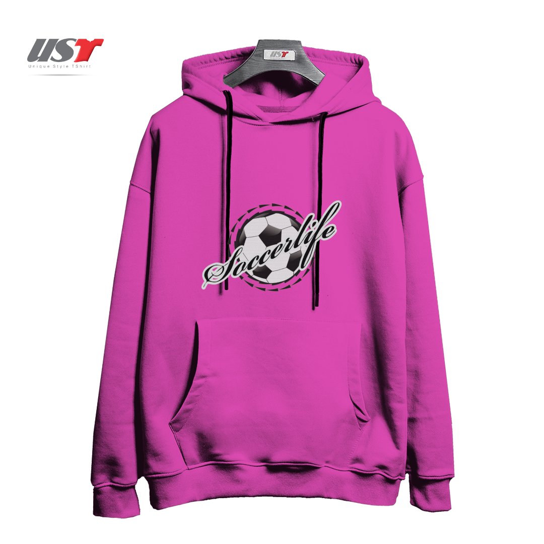 هودی اورسایز طرح FOOTBALL DESIGN