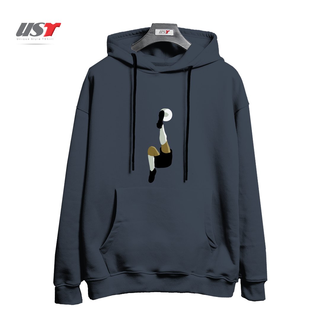 هودی اورسایز طرح FOOTBALL BICYCLE KICK