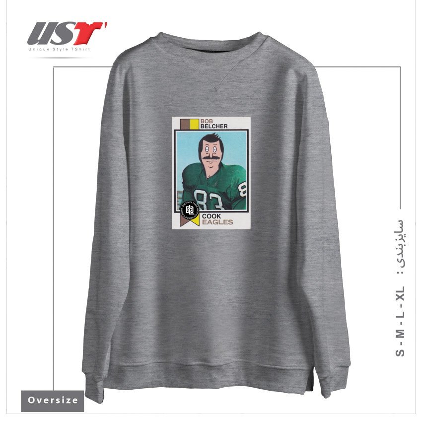 سوییشرت اورسایز طرح BOB BELCHER