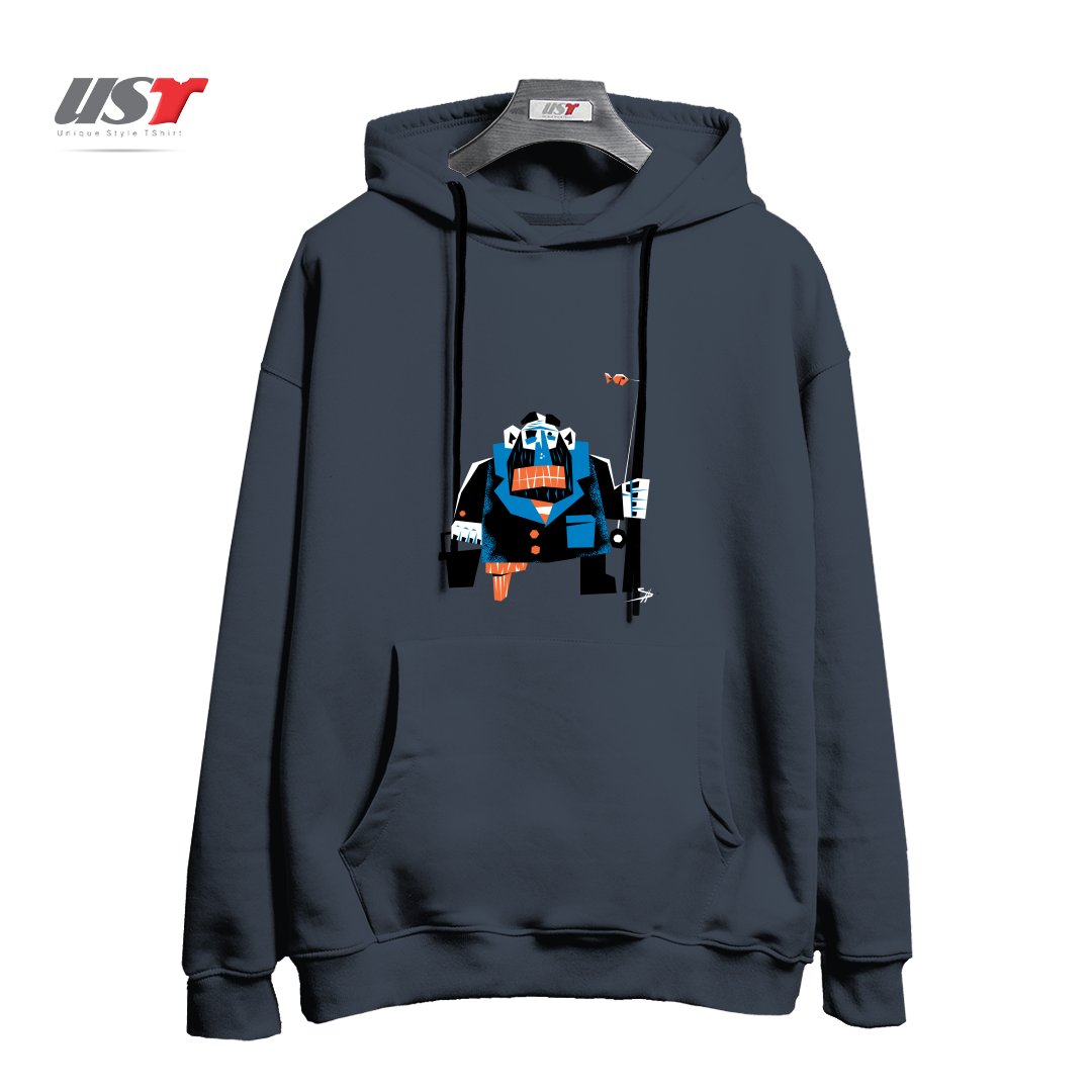 هودی اورسایز طرح THE FISHERMAN