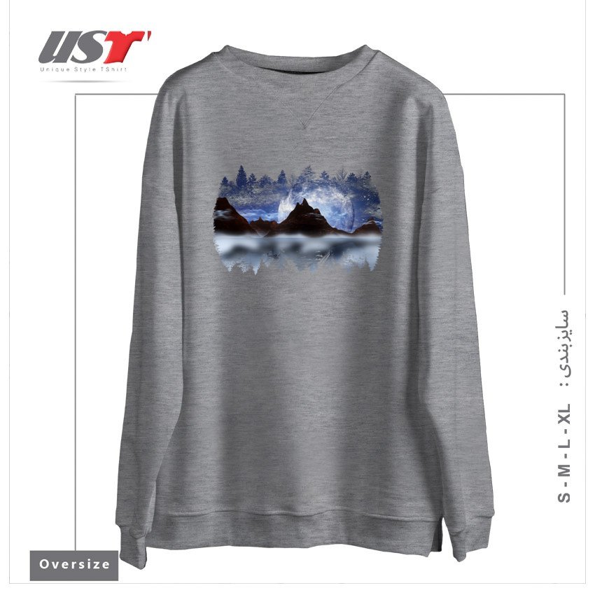 سوییشرت اورسایز طرح THE FISHERMAN1