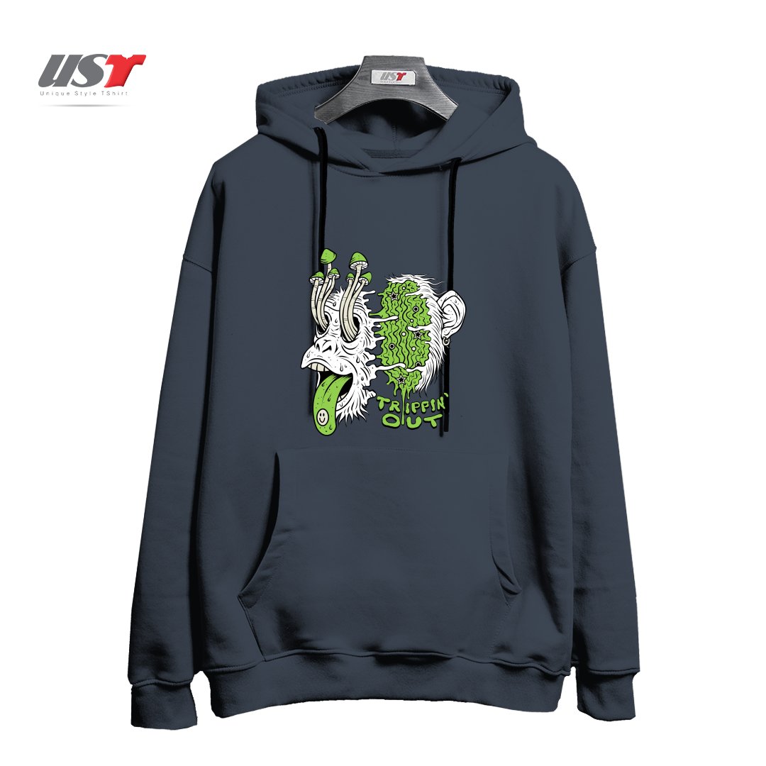 هودی اورسایز طرح TRIPPIN OUT