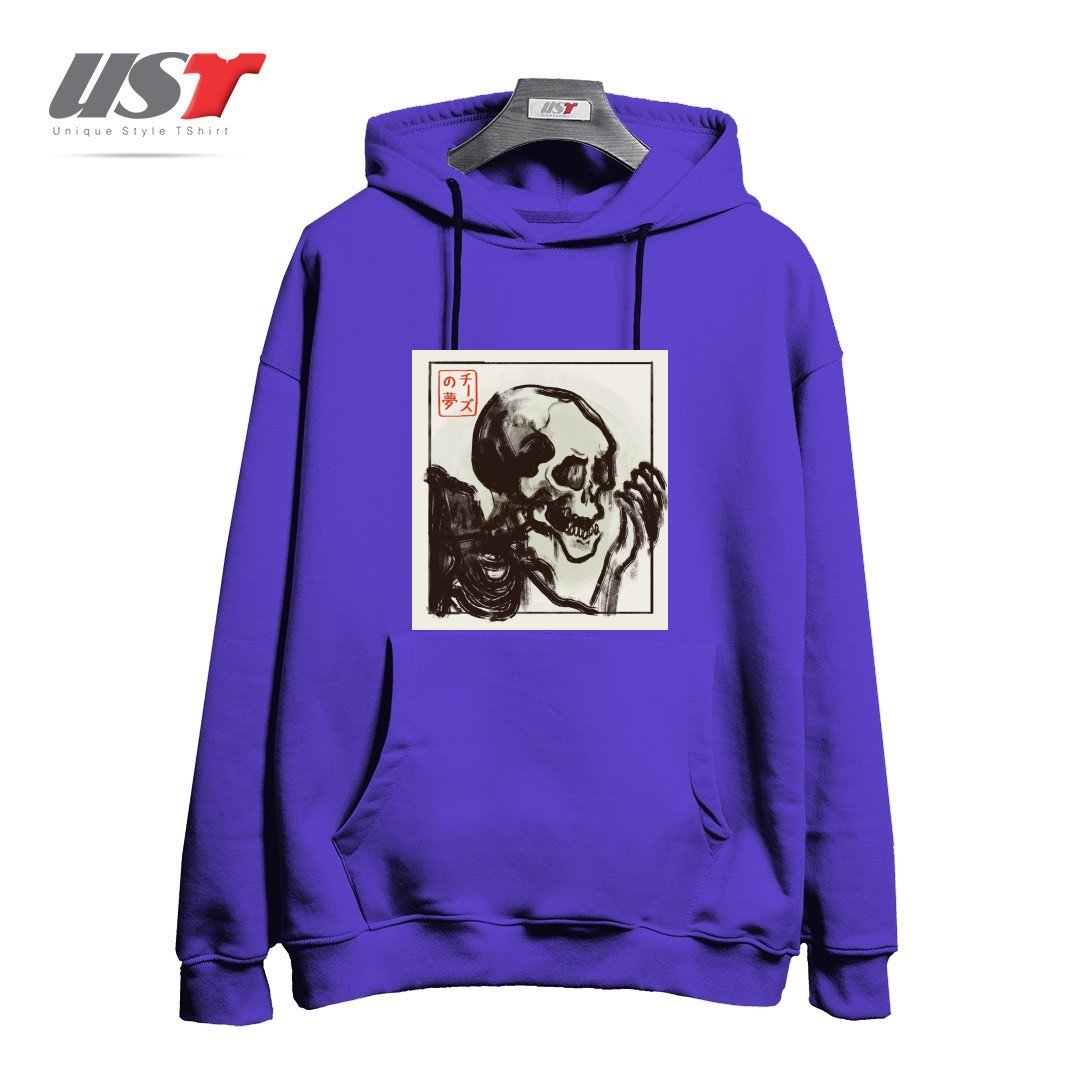 طرح EDO HORROR هودی اورسایزرنگ بنفش