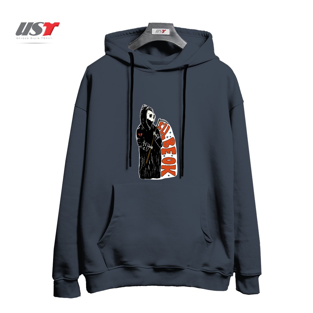 هودی اورسایز طرح GRIM REAPER HEARTBREAK