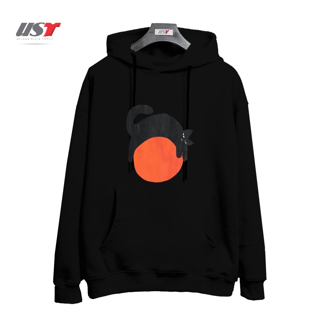 طرح MOOD هودی اورسایزرنگ مشکی