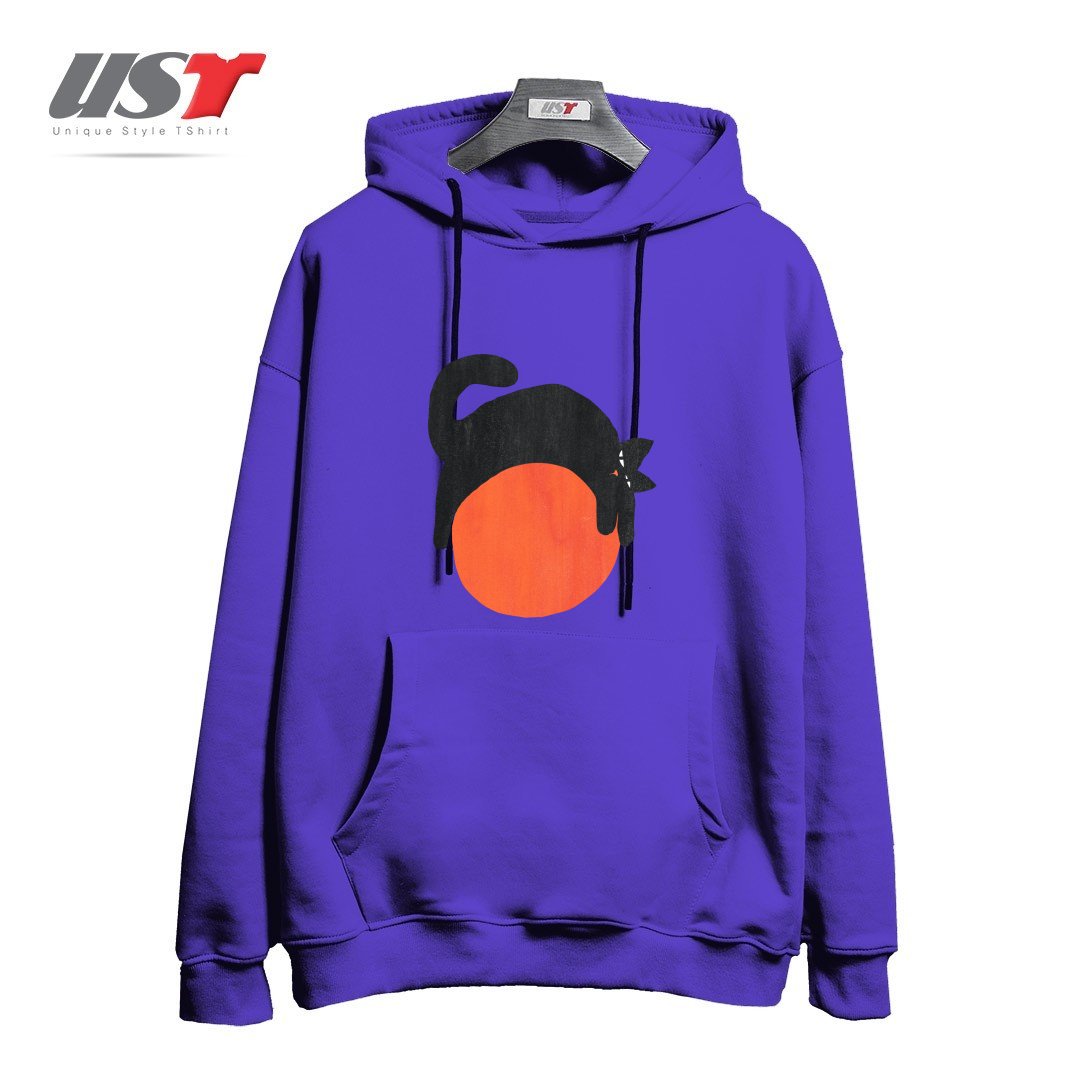 طرح MOOD هودی اورسایزرنگ بنفش