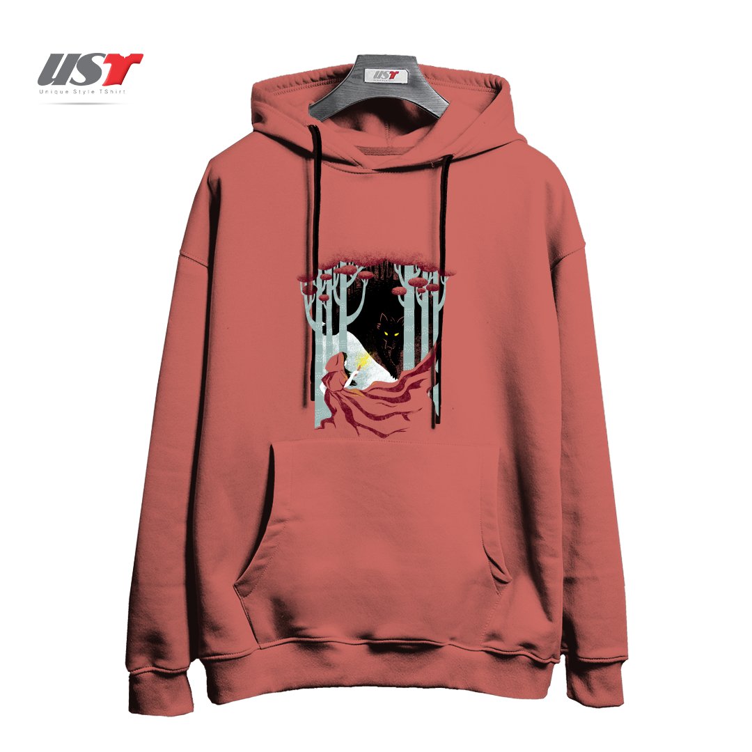 هودی اورسایز طرح INTO THE WOODS