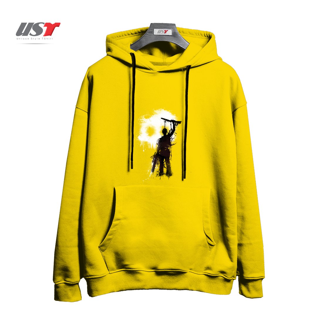 طرح MY RUDEBOY ASH هودی اورسایزرنگ زرد