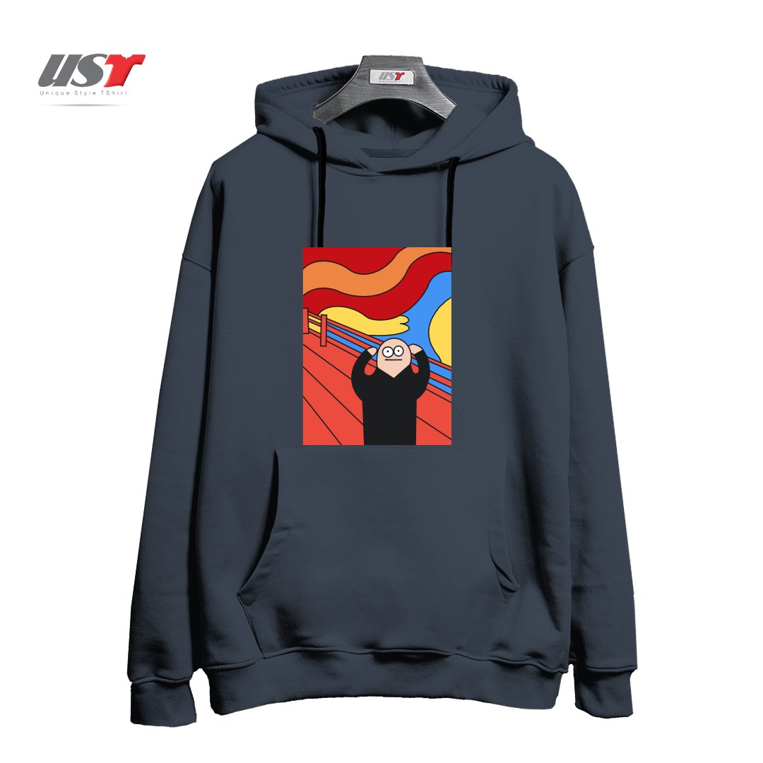 طرح THE SCREAM هودی اورسایزرنگ دودی