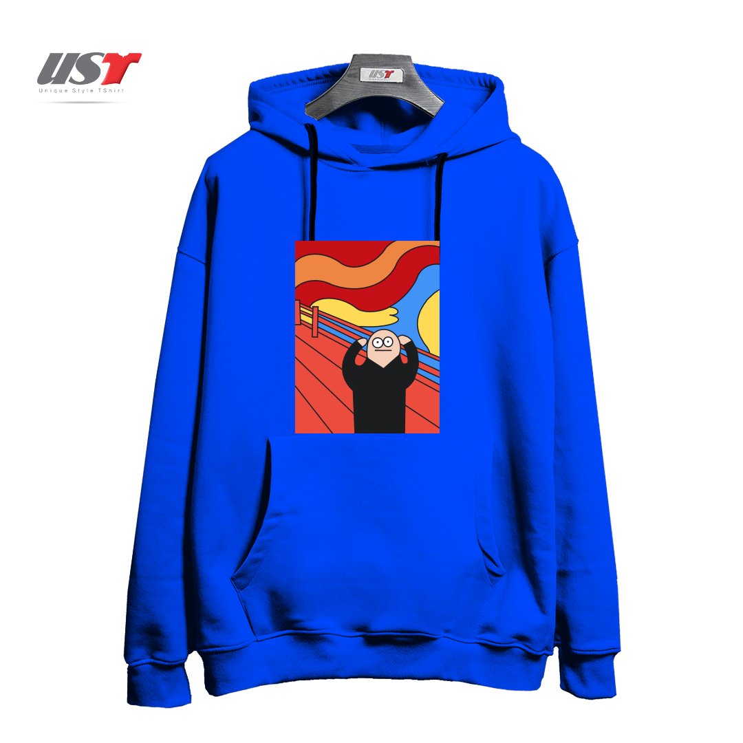 هودی اورسایز طرح THE SCREAM