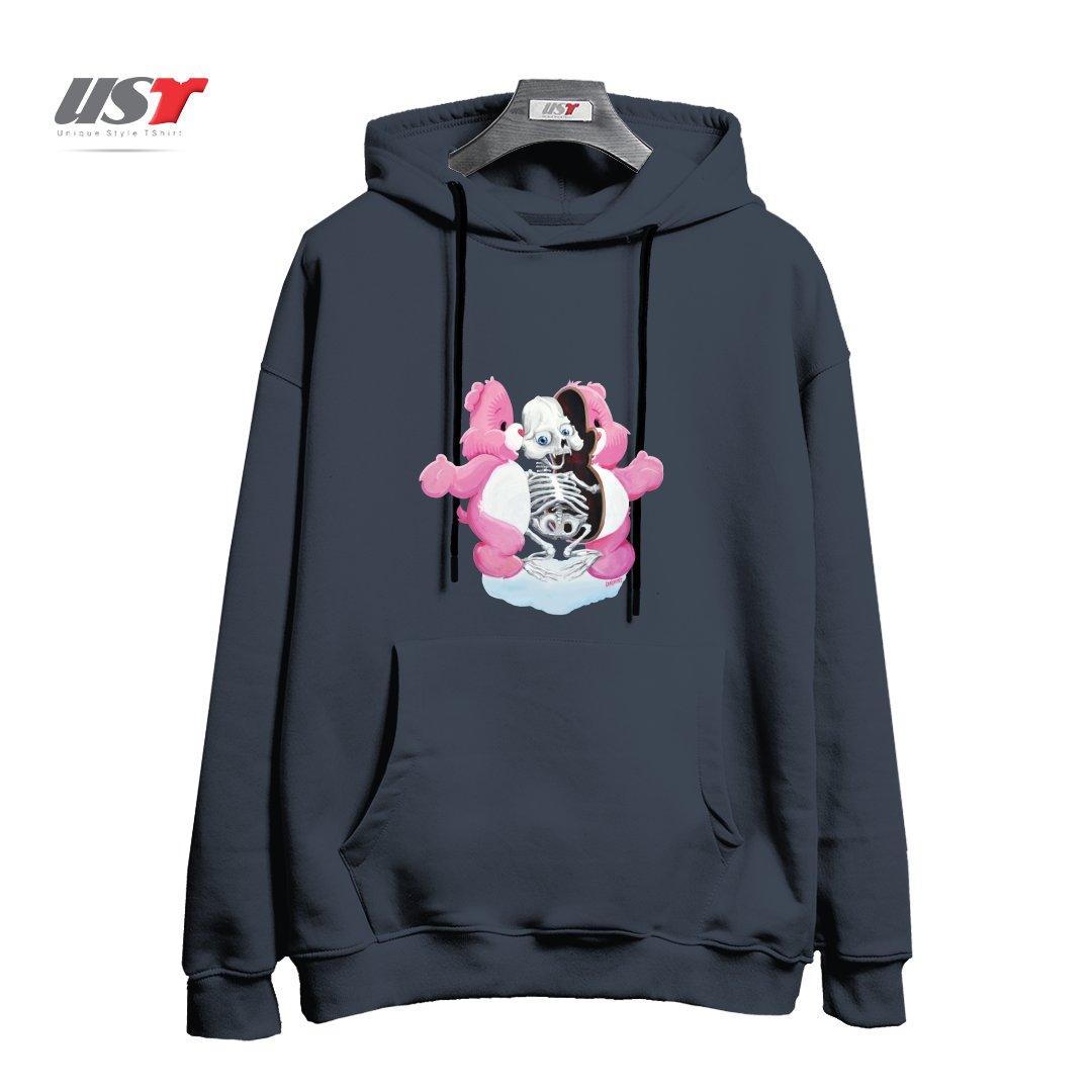 طرح PIZZAZILLA X-RAY هودی اورسایزرنگ دودی