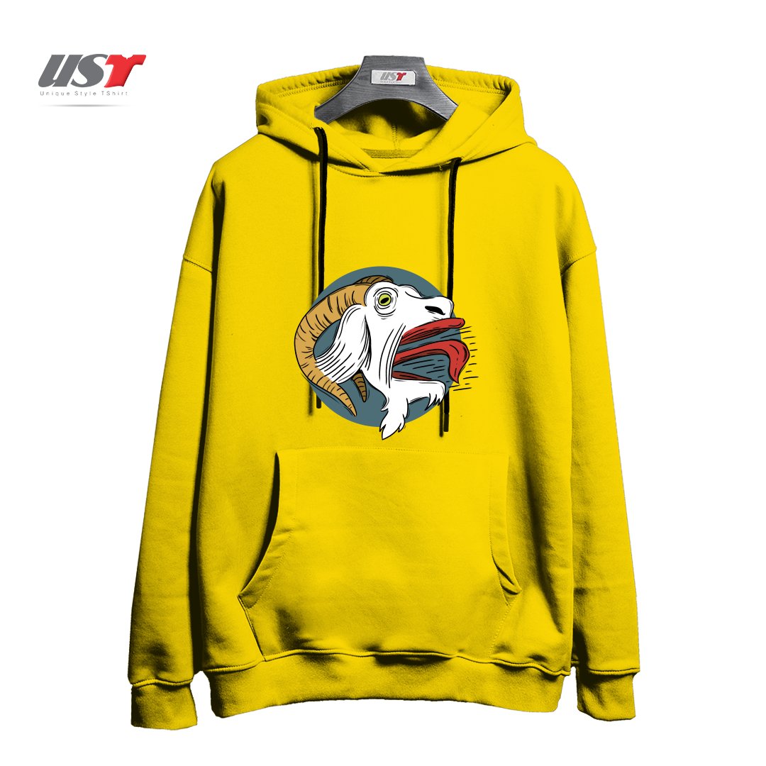 هودی اورسایز طرح SCREAMING GOAT!