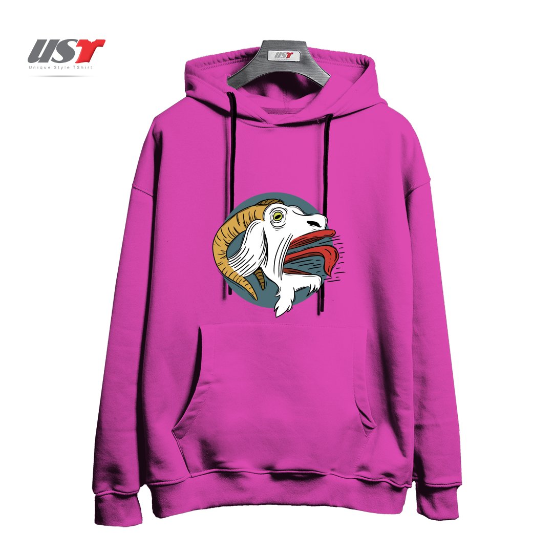 هودی اورسایز طرح SCREAMING GOAT!