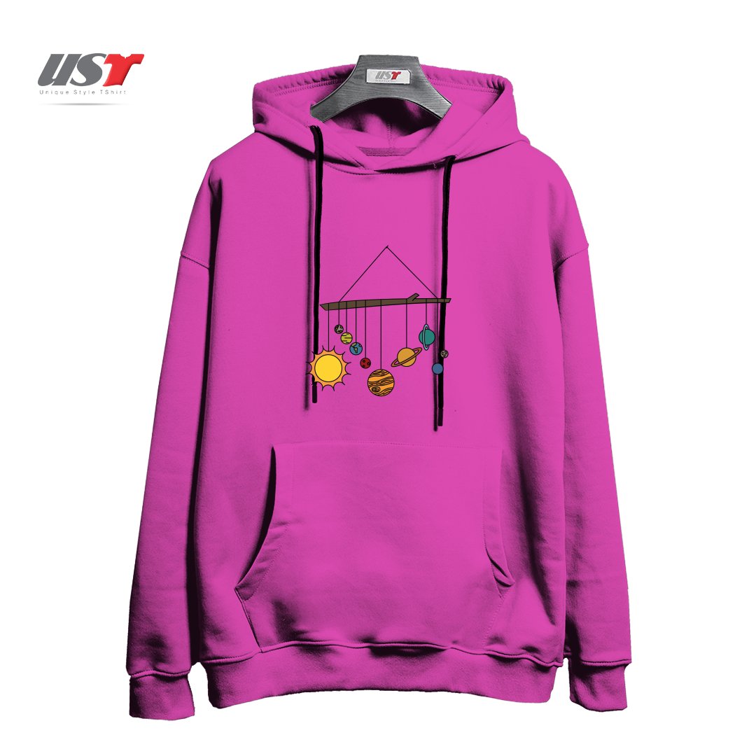 هودی اورسایز طرح CIRCA '90S SOLAR SYSTEM