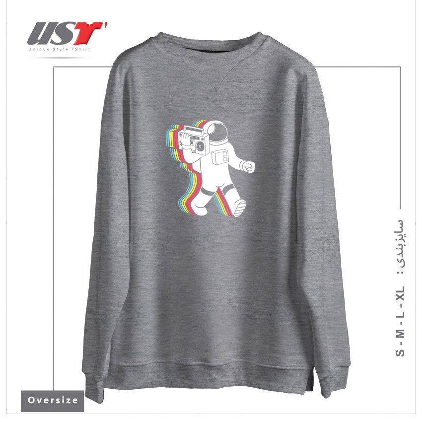 سوییشرت اورسایز طرح FUNKALICIOUS45