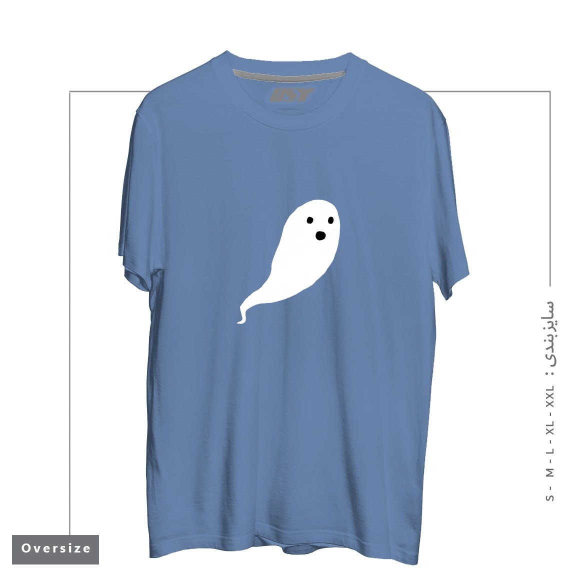 تیشرت اورسایز طرح GHOST PATTERN