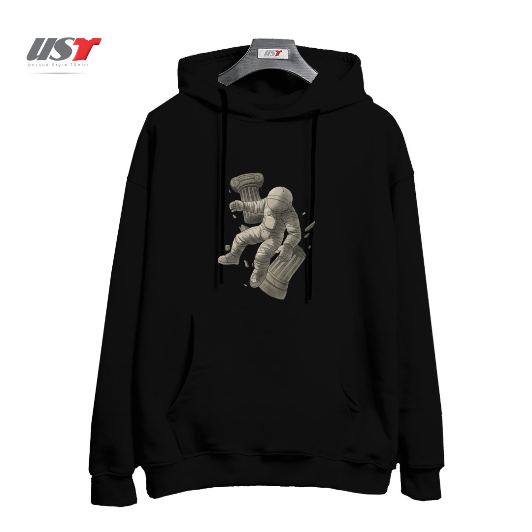 هودی اورسایز طرح GREEK MARBLE ASTRONAUT