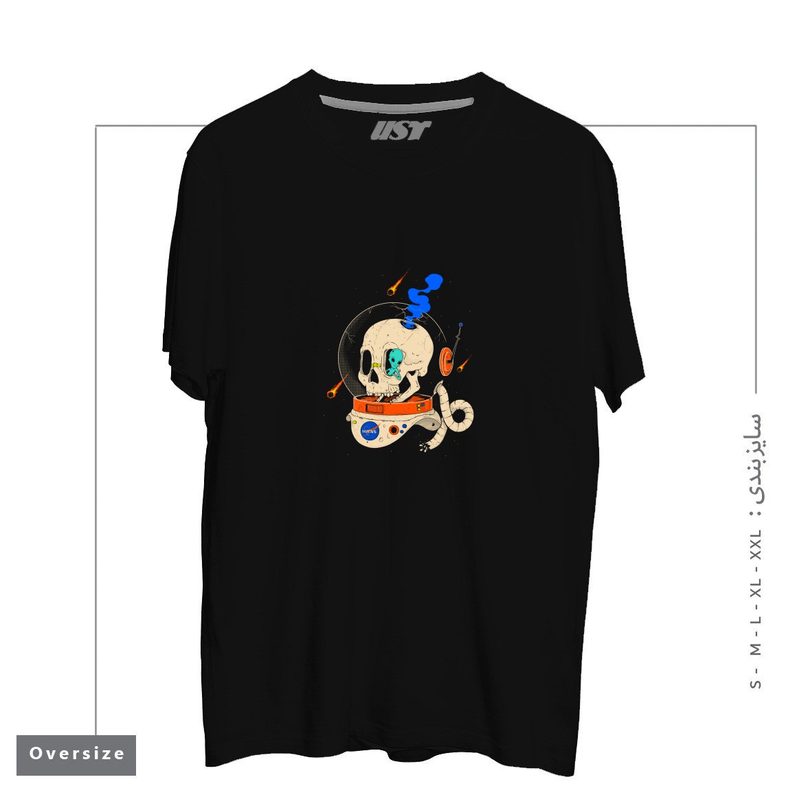 تیشرت اورسایز طرح VOYAGER