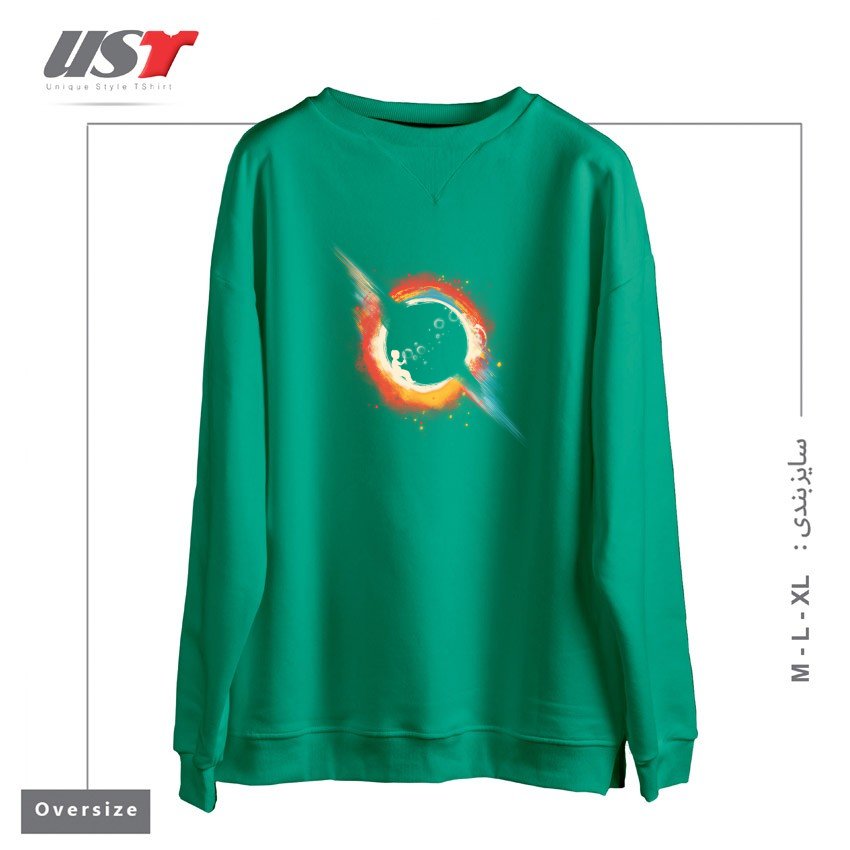 سوییشرت اورسایز طرح VOID - BUDI SATRIA KWAN