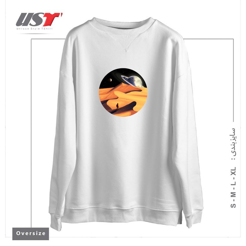 سوییشرت اورسایز طرح THE WANDERER