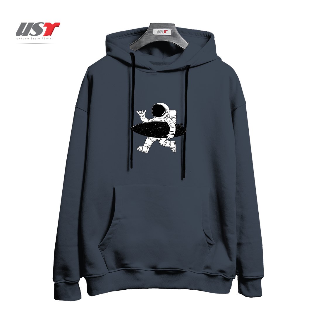 طرح SPACE SURFER هودی اورسایزرنگ دودی