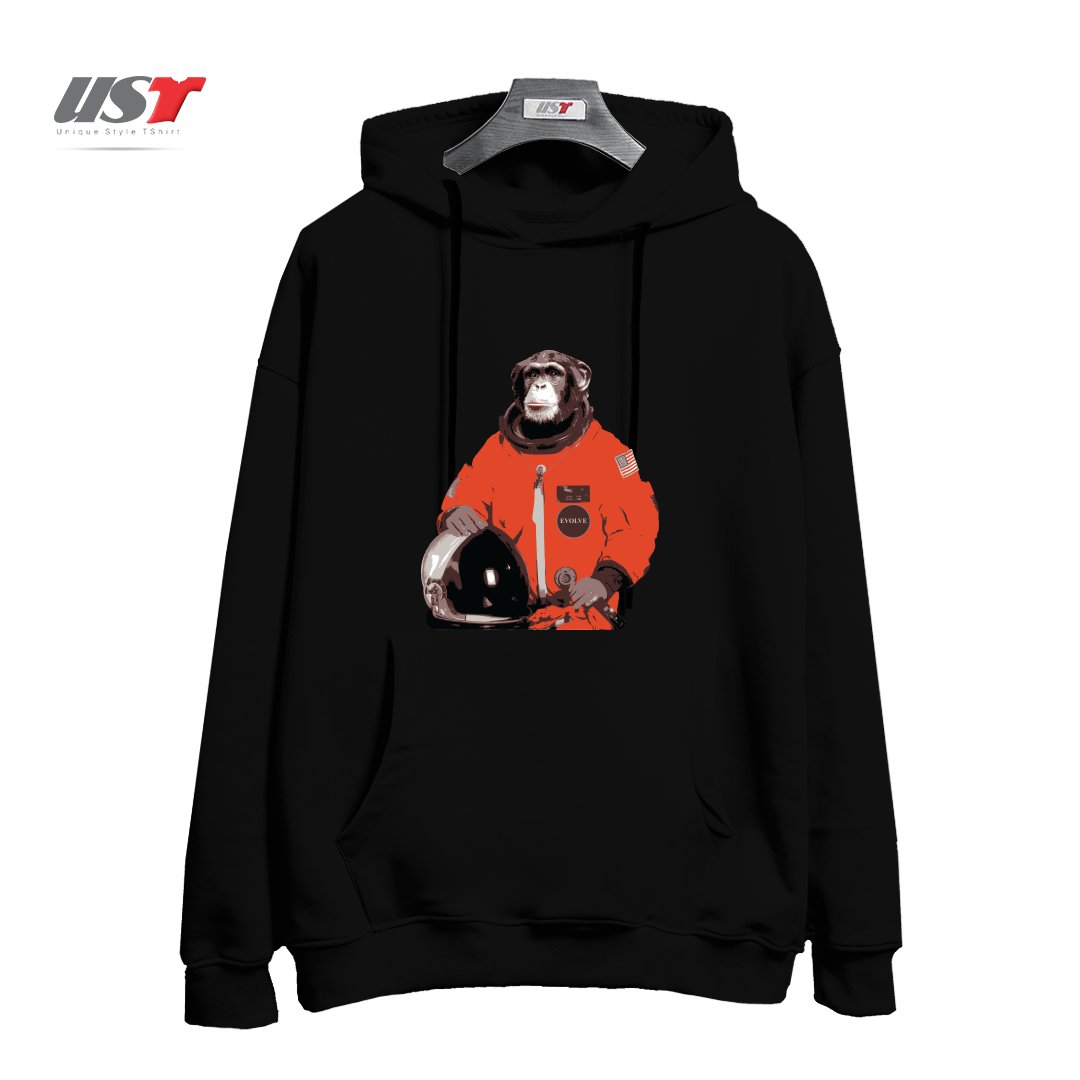 هودی اورسایز طرح SPACE MONKEY