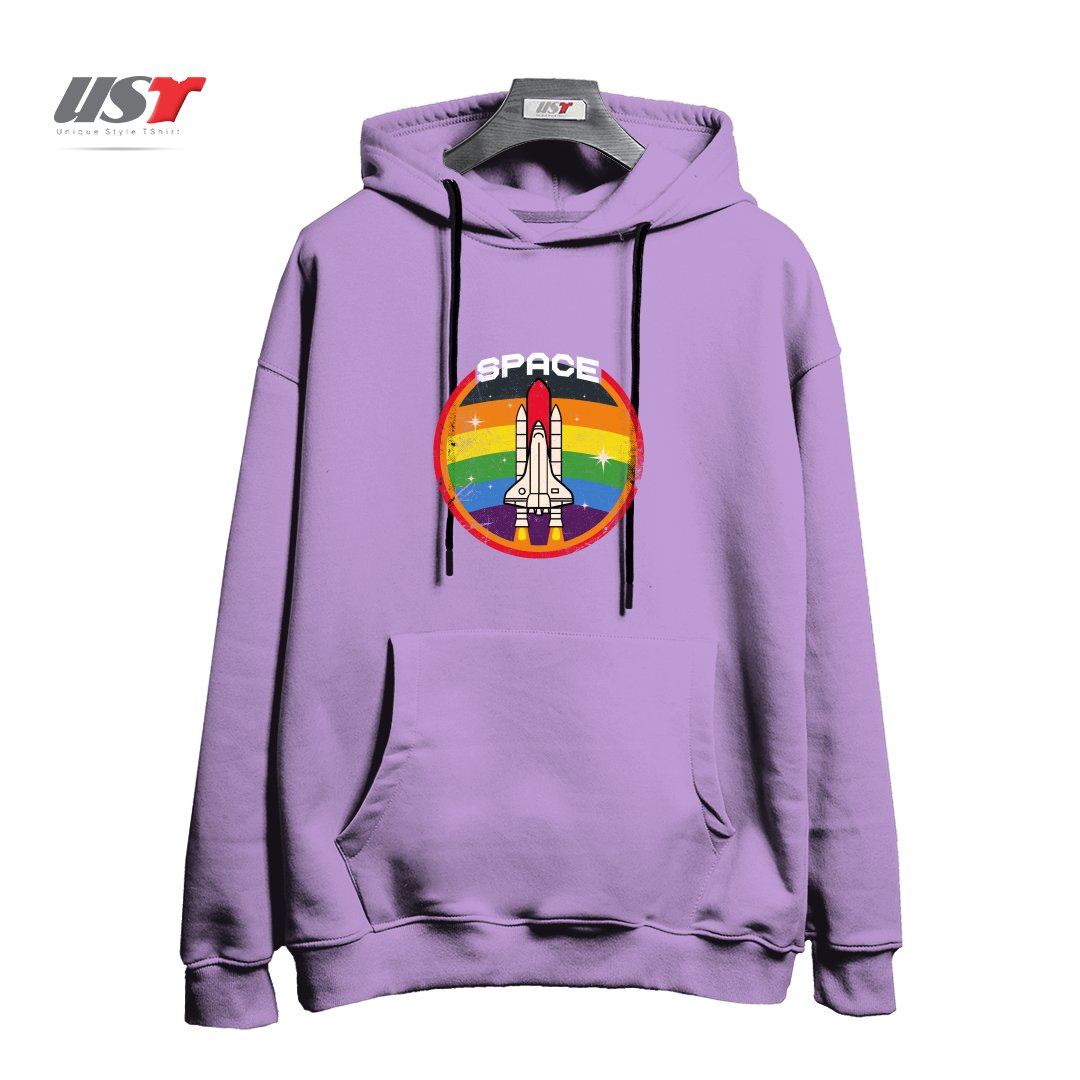 هودی اورسایز طرح SPACE EXPLORER