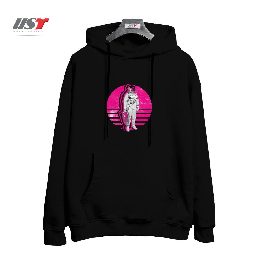 طرح MAGENTANAUT هودی اورسایزرنگ مشکی