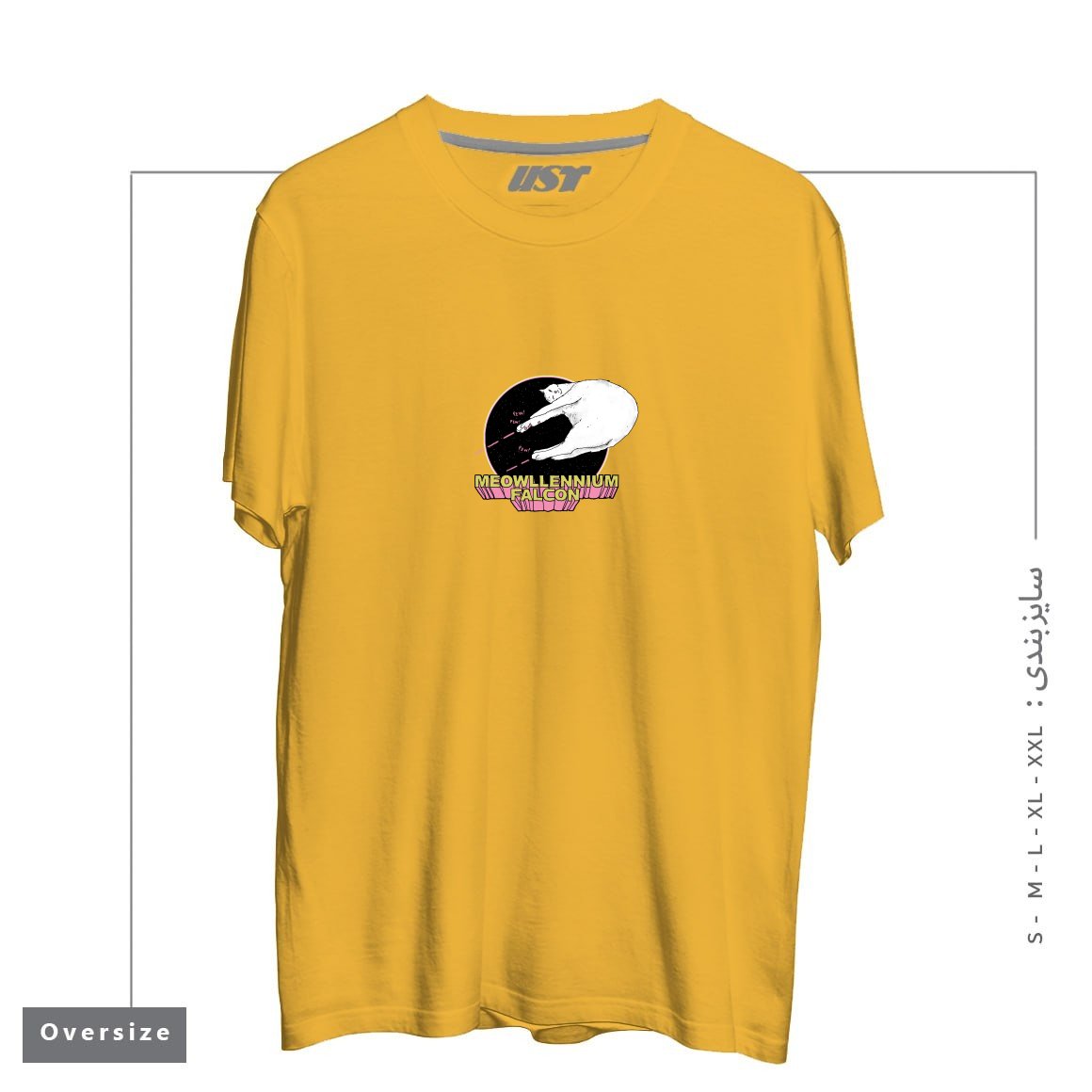 تیشرت اورسایز طرح MEOWLLENNIUM FALCON