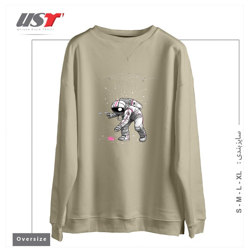 سوییشرت اورسایز طرح METEOR SHOWER