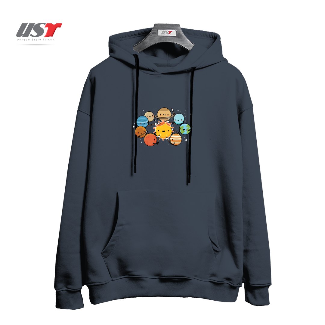 طرح PLANETS CAMPING هودی اورسایزرنگ دودی