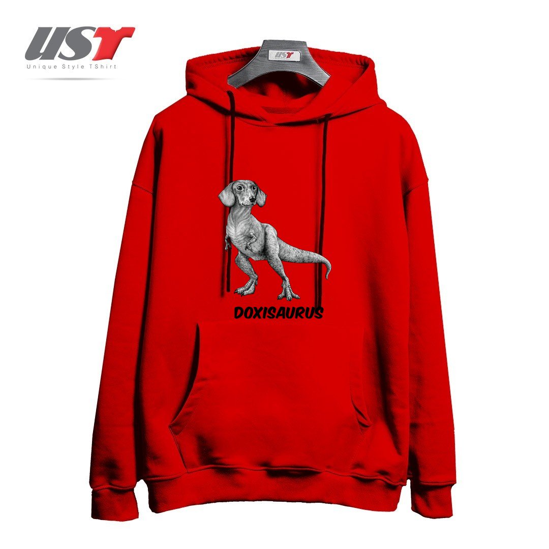 هودی اورسایز طرح DOXISAURUS  DACHSHUNDTYRANNOSAURUS REX HYBRID ANIMAL