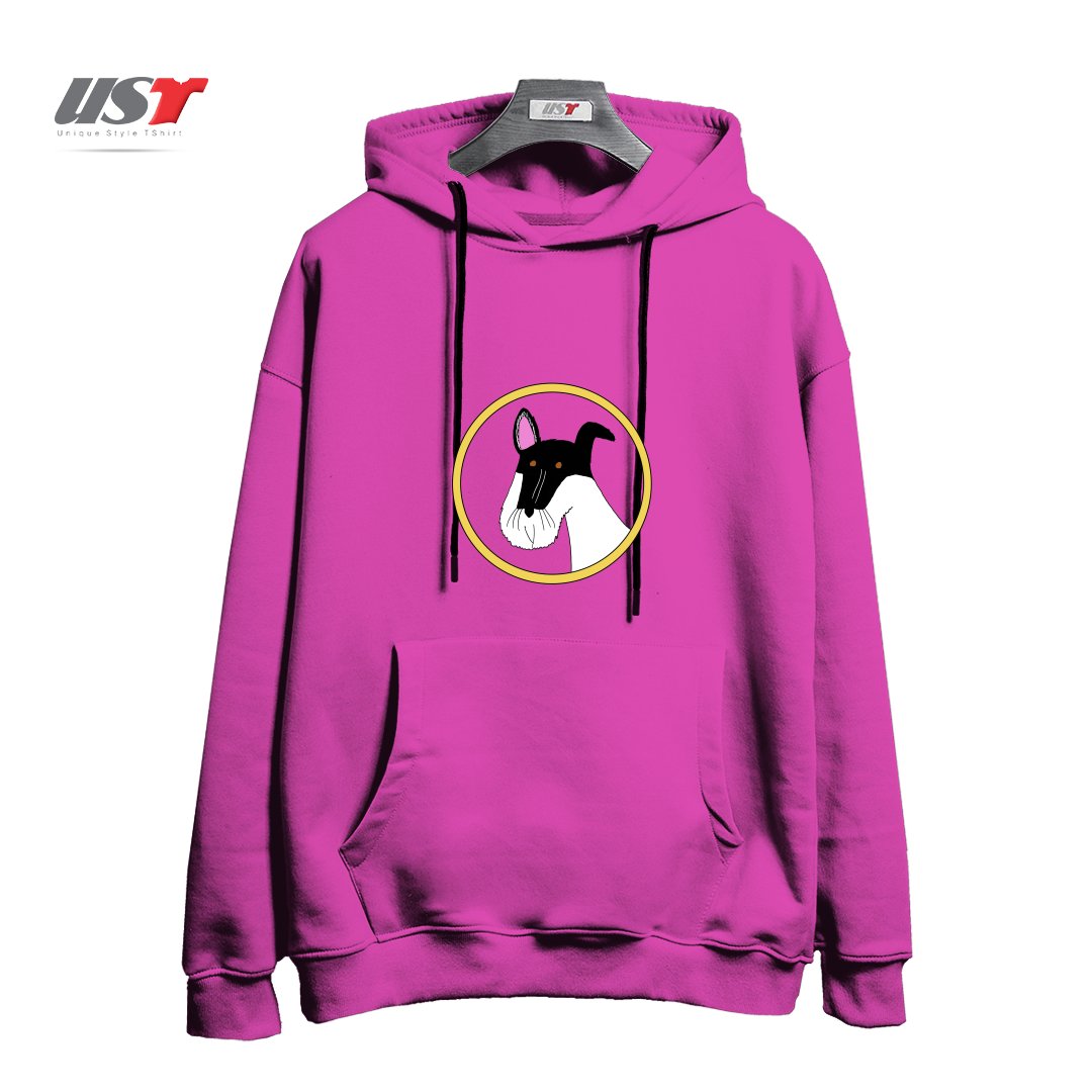 طرح FREDDIE هودی اورسایزرنگ صورتی