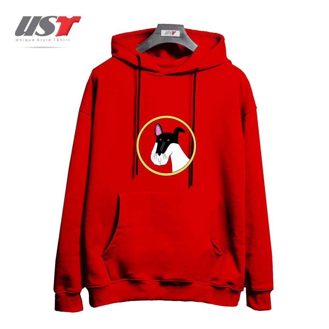 طرح FREDDIE هودی اورسایزرنگ قرمز