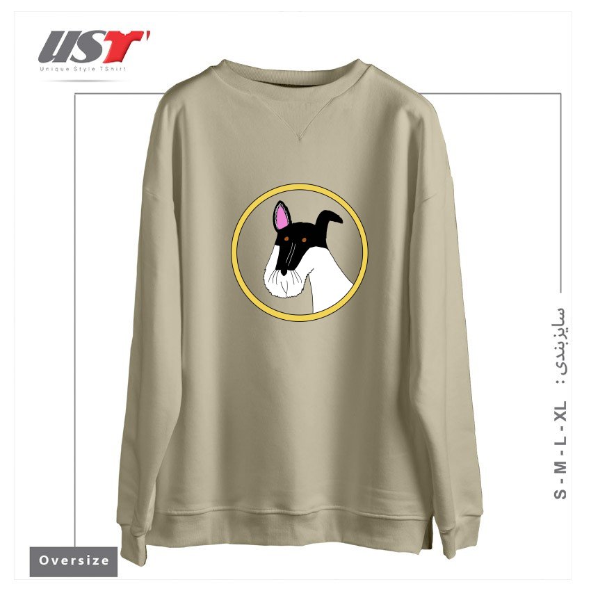 سوییشرت اورسایز طرح FREDDIE