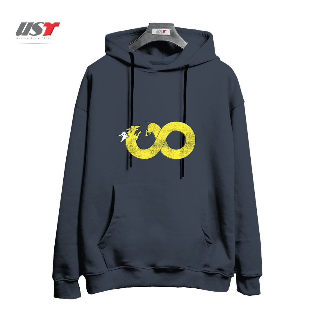 هودی اورسایز طرح THE YEAR OF THE DOG