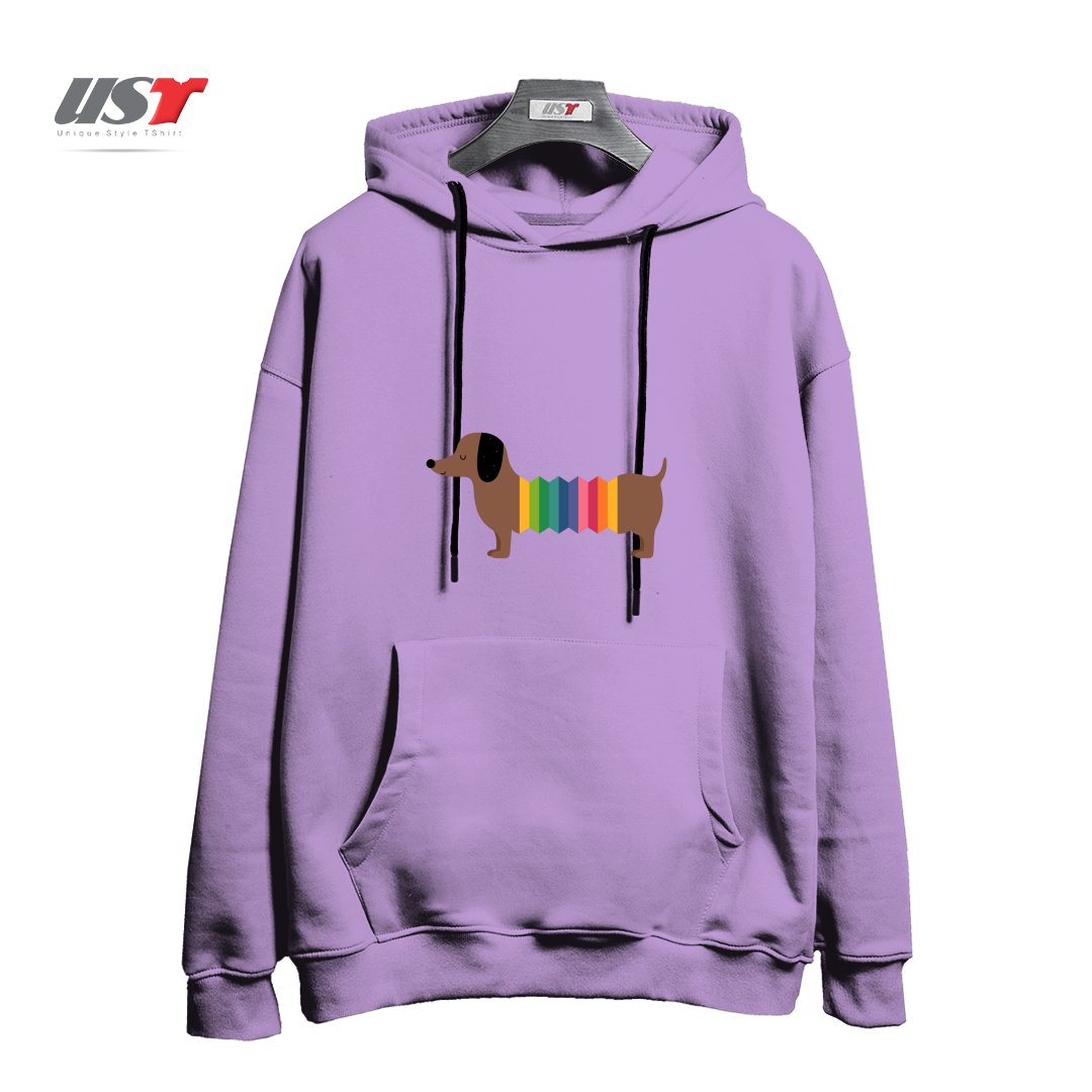 هودی اورسایز طرح RAINBOW DOOOOOG