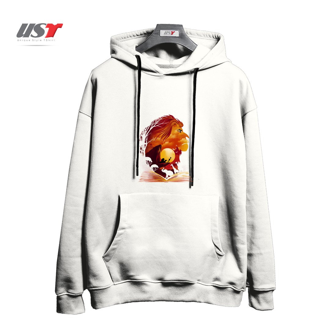 طرح BOOK OF PRIDE ROCK هودی اورسایزرنگ سفید